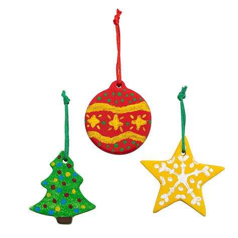 DIY Ceramic Christmas Ornaments - Oriental Trading