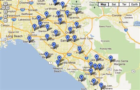 Cities in Orange County