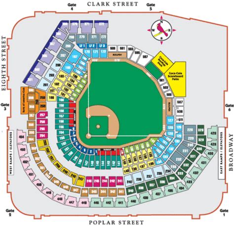 Seating Chart | St Louis Cardinals Tickets