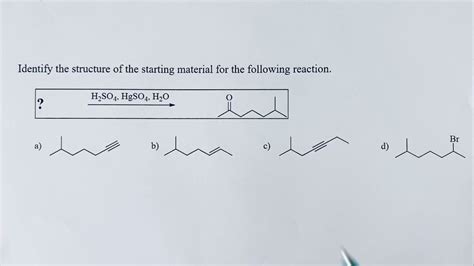 Hydration of alkyne example - YouTube