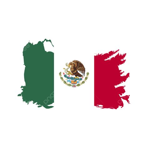 Mexico Flag Brush Strokes Isolated Element Clipart Design, Mexico Flag, Brush Strokes, Mexico ...