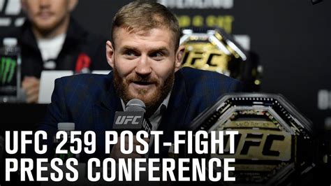 UFC 259: Post-fight Press Conference - YouTube