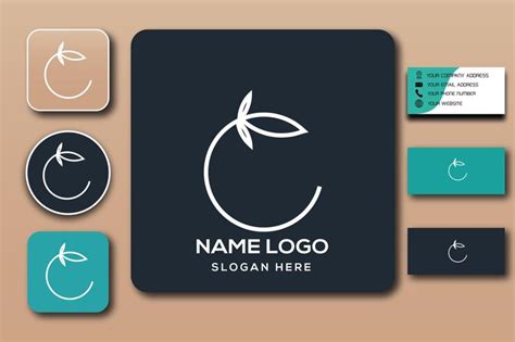 Premium Vector | C monogram logo template