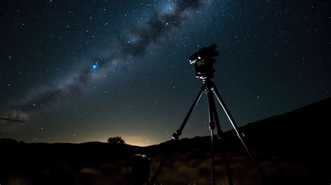 Tripods Camera With Starry Sky Over A Tripod Backgrounds | PSD Free ...