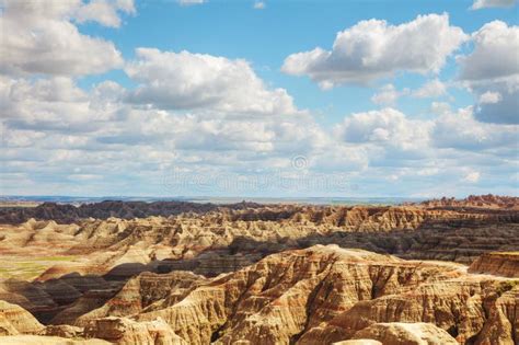 Scenic View at Badlands National Park, South Dakota, USA Stock Photo ...