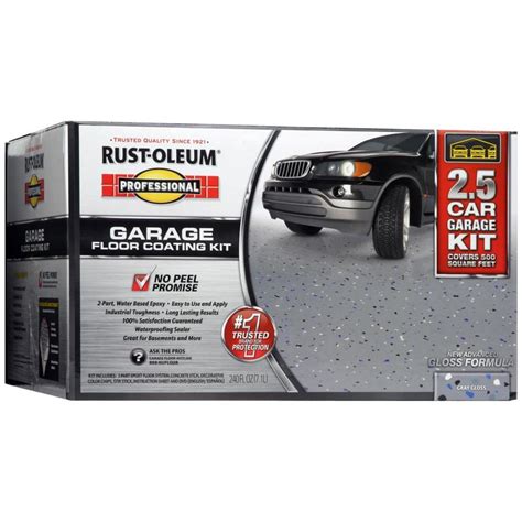 Rust-Oleum High Performance 2-Part Gray Gloss Garage Floor Epoxy Kit ...