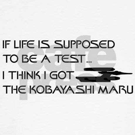 Life is a Test - the Kobayashi Maru | design by Trek Doctor | Cafe ...