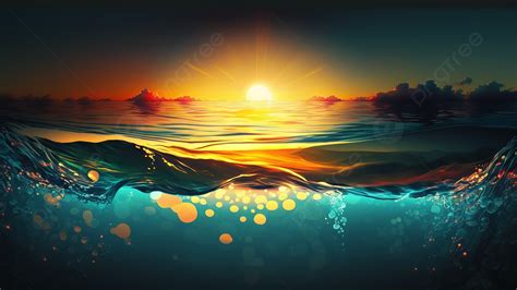 Calm Water Sunset