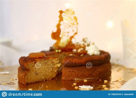 Apricot Cake stock photo. Image of homemade, cinnamon - 130639704