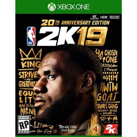 NBA 2K19 20th Anniversary Edition - Xbox One | Nba, Lebron james, 20th ...