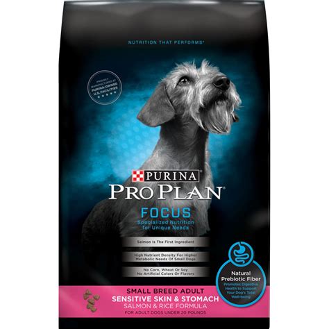 Purina Pro Plan Focus Small Breed Sensitive Skin, Stomach Salmon & Rice ...