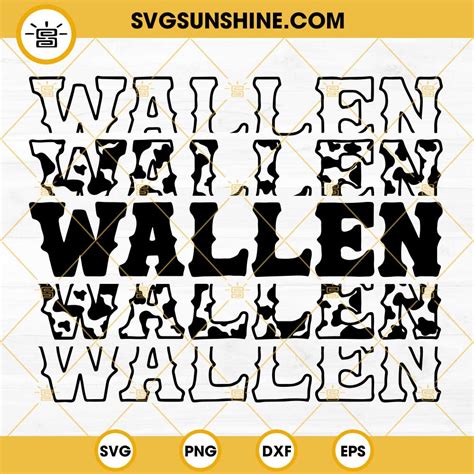 Wallen SVG, Morgan Wallen SVG, Country Music SVG Digital Cricut Cut Files