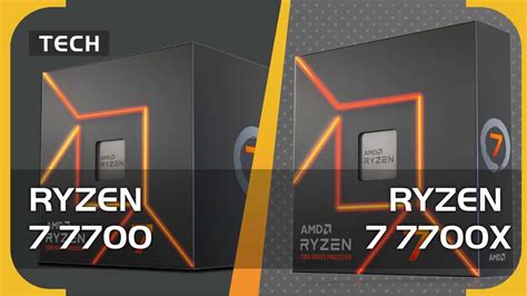 Ryzen 7 7700 vs Ryzen 7 7700X - which CPU should you go for?