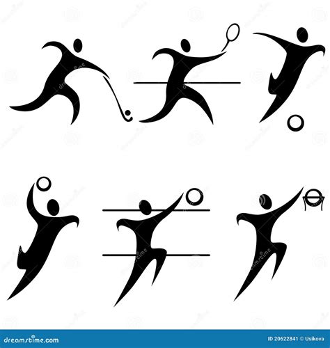 Sports Icons.Olympics. Stock Image - Image: 20622841