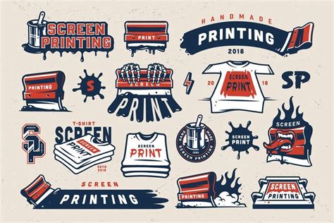 Silkscreen Emblems and Patches | Screen printing, Screen printing logo ...