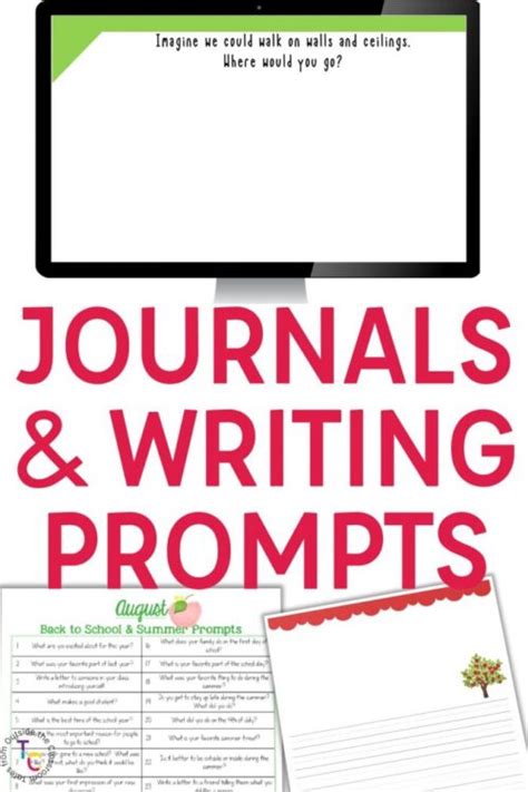 Journals & Writing Prompts - Tales from Outside the Classroom