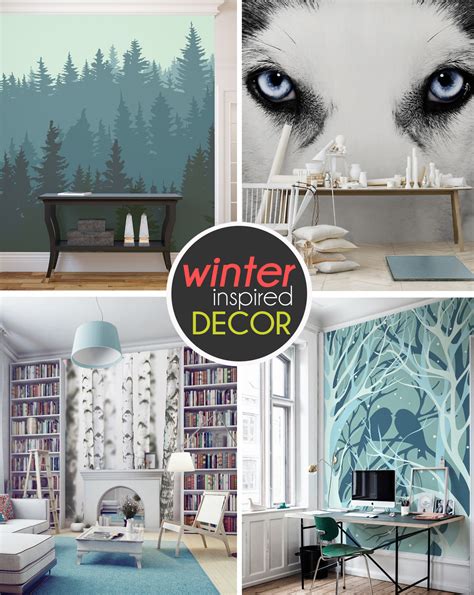 10 Breathtaking Wall Murals for Winter Time | Decoist