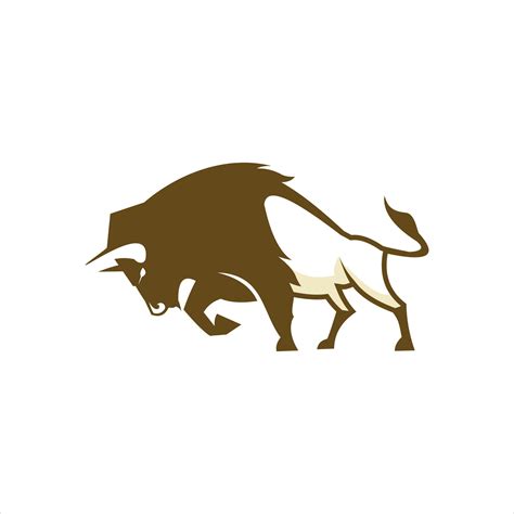 Cartoon Bison Logo Animal Illustration 5094415 Vector Art at Vecteezy