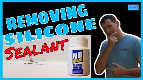 Removing silicone sealant. Silicone removal. - YouTube