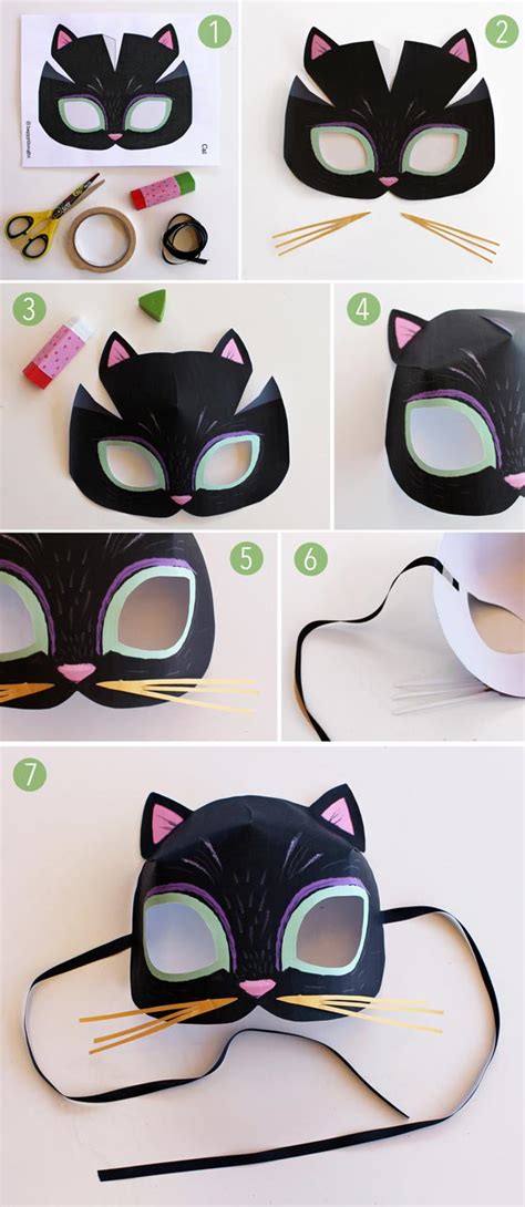 Free Papercraft Template: Printable 3d Cat Template