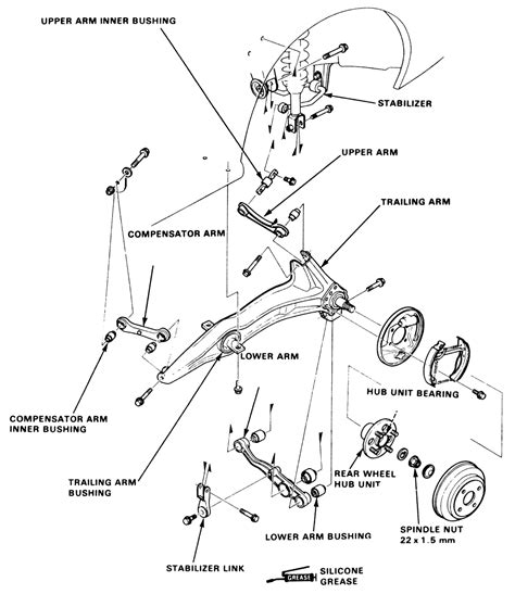 2000 Honda civic suspension diagram