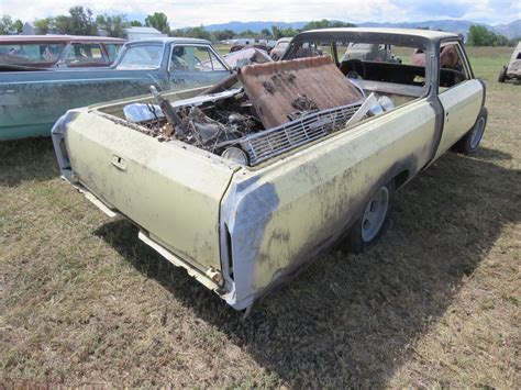 Lot 38R – 1966 Chevrolet El Camino for Rod, Restore, or Parts | VanderBrink Auctions