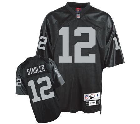 NFL Oakland Raiders Ken Stabler Premier Throwback Jersey — QVC.com