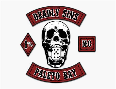 Motorcycle Club Patch Template - Motorcycle for Life