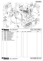 File:SAECO ITALIA Parts Diagram.pdf - Whole Latte Love Support Library