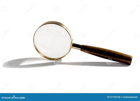 Small Handheld Magnifying Glass Royalty Free Stock Photos - Image: 37730728