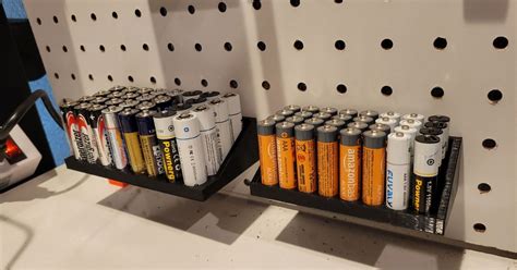 Pegboard Battery Trays by Shabubu | Download free STL model | Printables.com