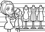 Man Tailor Coloring Page  Free Printable Pages For Kids sketch template