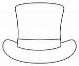 Snowman Top Hat Coloring Page sketch template