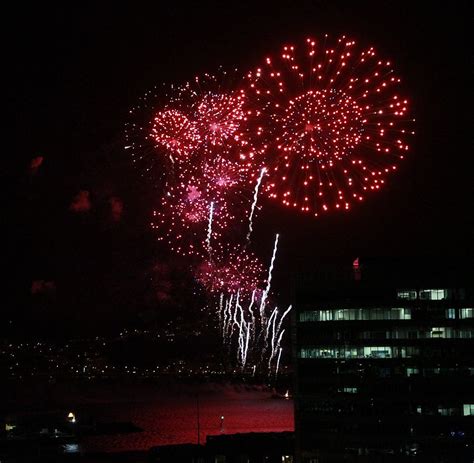 Fireworks over Wellington Harbour | Flickr