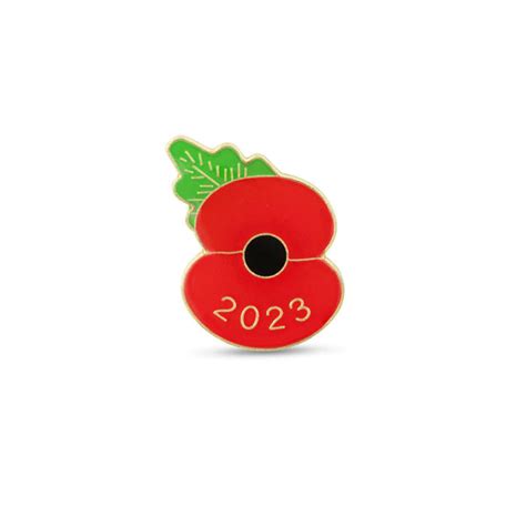 2023 Dated Poppy Lapel Pin - £3 | Poppy Shop UK