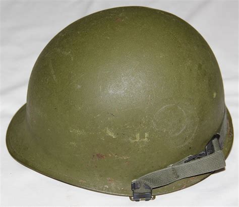 T179. VIETNAM M1 HELMET WITH EARLY LINER - B & B Militaria