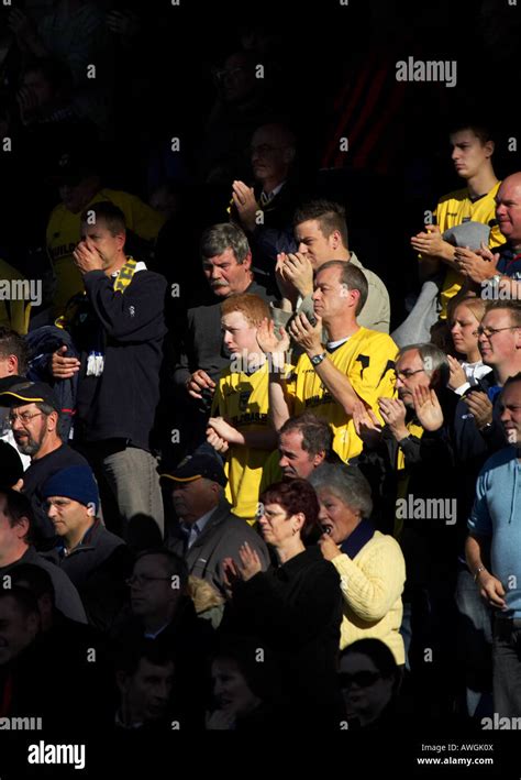 Oxford united football fans Stock Photo - Alamy