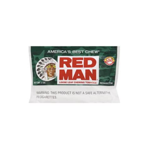 Telman/Canteen: Red Man - Loose Leaf Chewing Tobacco (12/box)