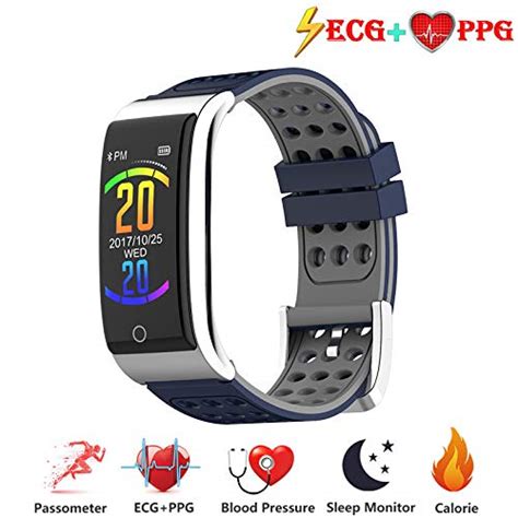 Zeerkeer ECG and Bracelet Watch Heart Rate Monitor PPG Fitness Watch ...