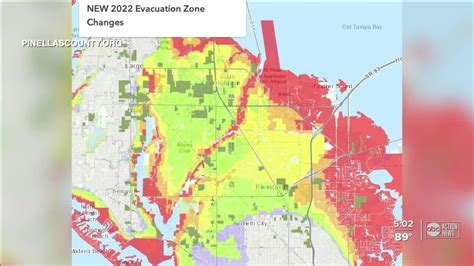 Pinellas County updates hurricane evacuation zones; change affects nearly 48K households - YouTube