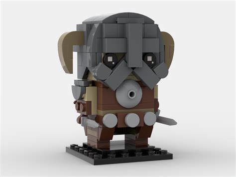 LEGO MOC Skyrim Dragonborn Brickheadz by JaoGosma | Rebrickable - Build with LEGO