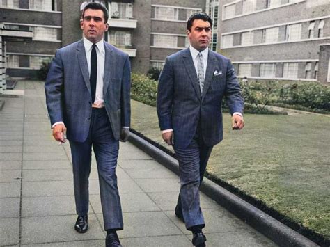 Another color image of the Kray twins | The krays, Iconic album covers, Twins