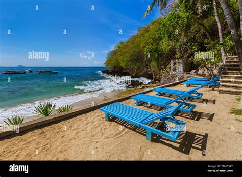 Blue lagoon Beach - Bali Island Indonesia Stock Photo - Alamy