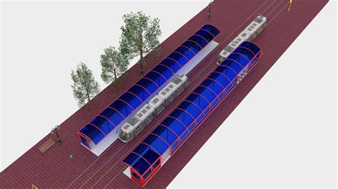 ArtStation - Tram and Station 4K | Resources