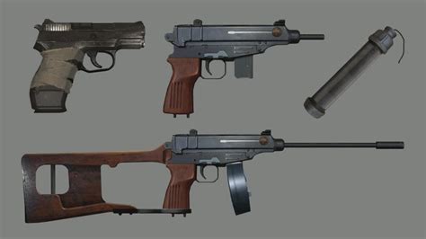 Weapon Designs 1 - Resident Evil Village