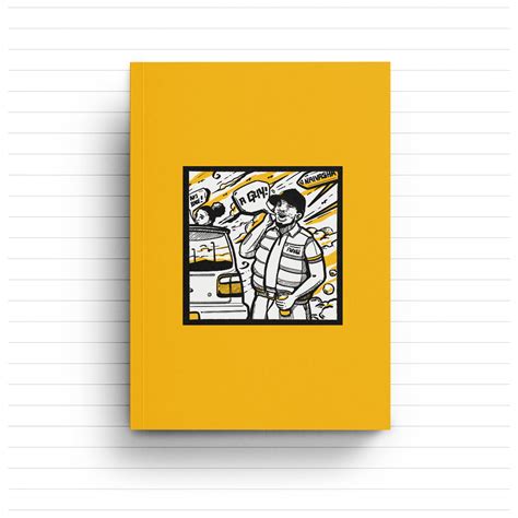 Graphic A6 Notebook – A Guy My Guy – BONK