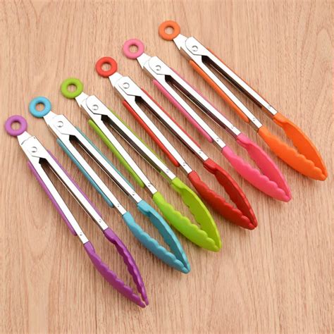 Aliexpress.com : Buy Food Grade Silicone food tong Kitchen Tongs ...