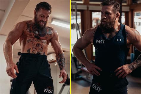 Conor McGregor looks huge ahead of UFC comeback as he shows off ...