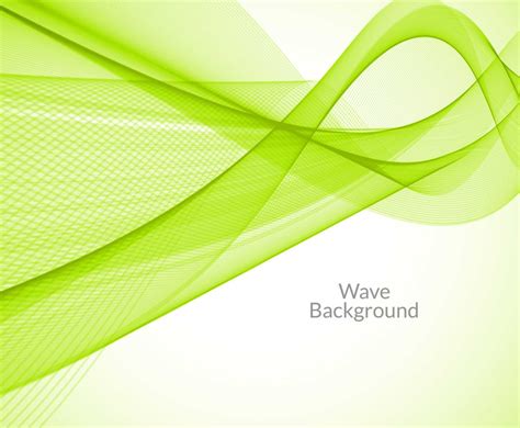 Green Wave Vector Background Png - Debora Milke