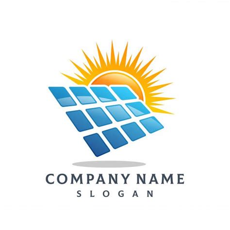 Premium Vector | Solar panel logo | Energy logo, Solar logo, Solar panels